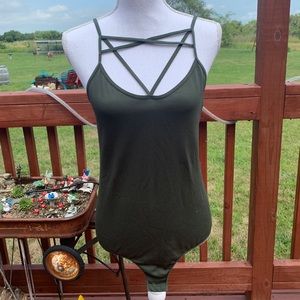 Flirtitude Scoop Neck Body Suit